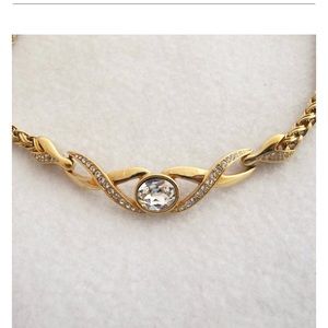 VintageS.A.L Swarovski Rhinestone Choker Necklace